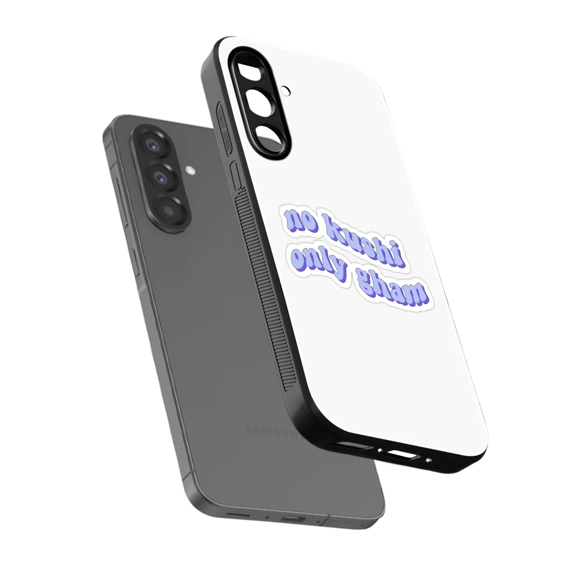Only Gham sleek samsung galaxy a17 5g cover with tempered glass back and TPU edges