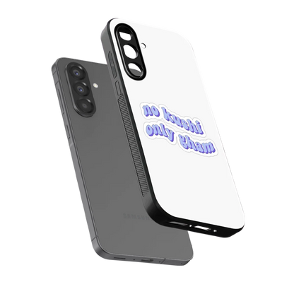 Only Gham sleek samsung galaxy a17 5g cover with tempered glass back and TPU edges