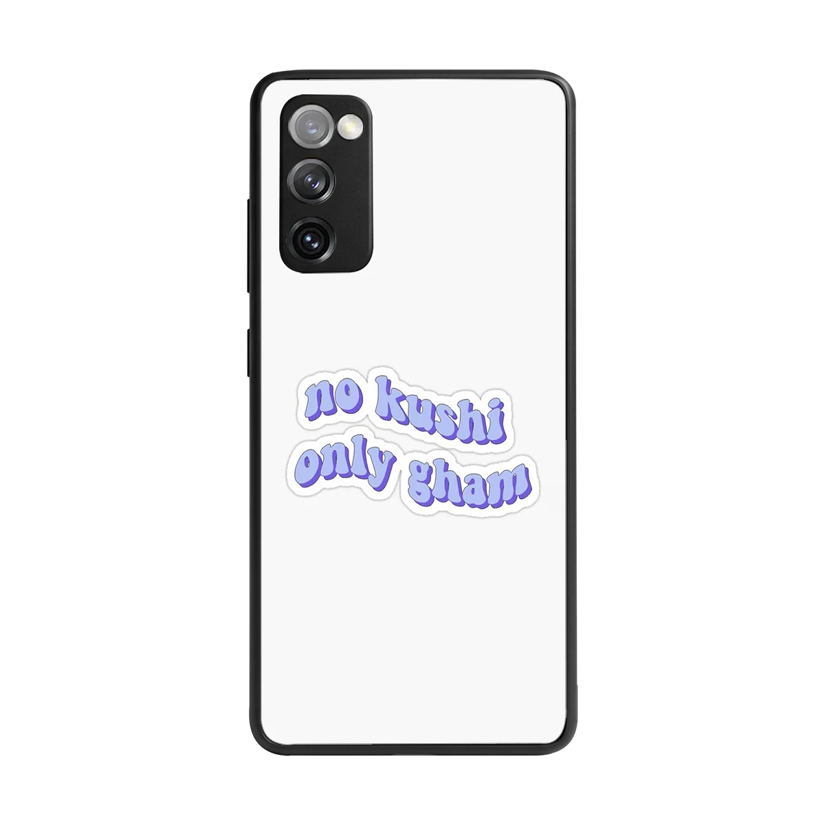 Only Gham back phone cover | glass case for samsung galaxy s20 fe
