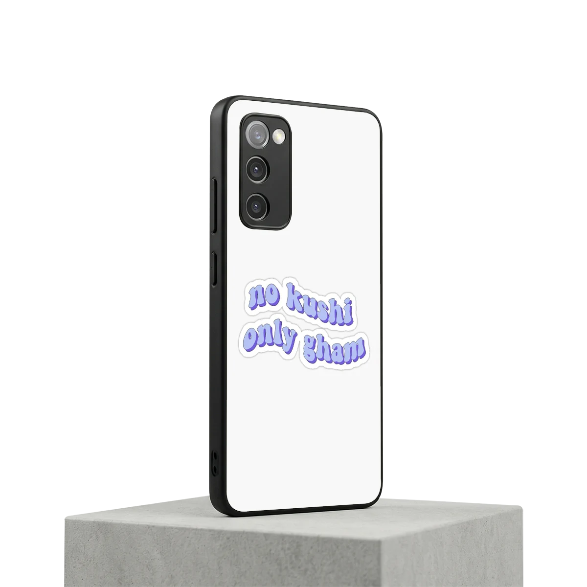 Only Gham samsung galaxy s20 fe mobile cover | shockproof glass phone case