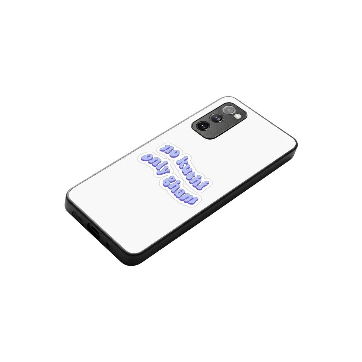 Only Gham stylish phone case for samsung galaxy s20 fe | glossy glass and slim fit