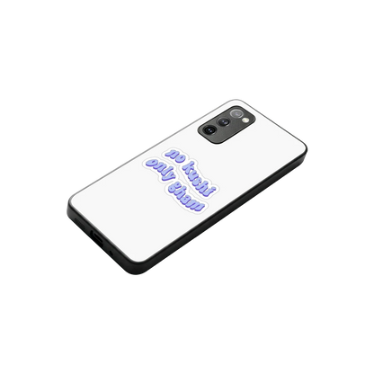 Only Gham stylish phone case for samsung galaxy s20 fe | glossy glass and slim fit