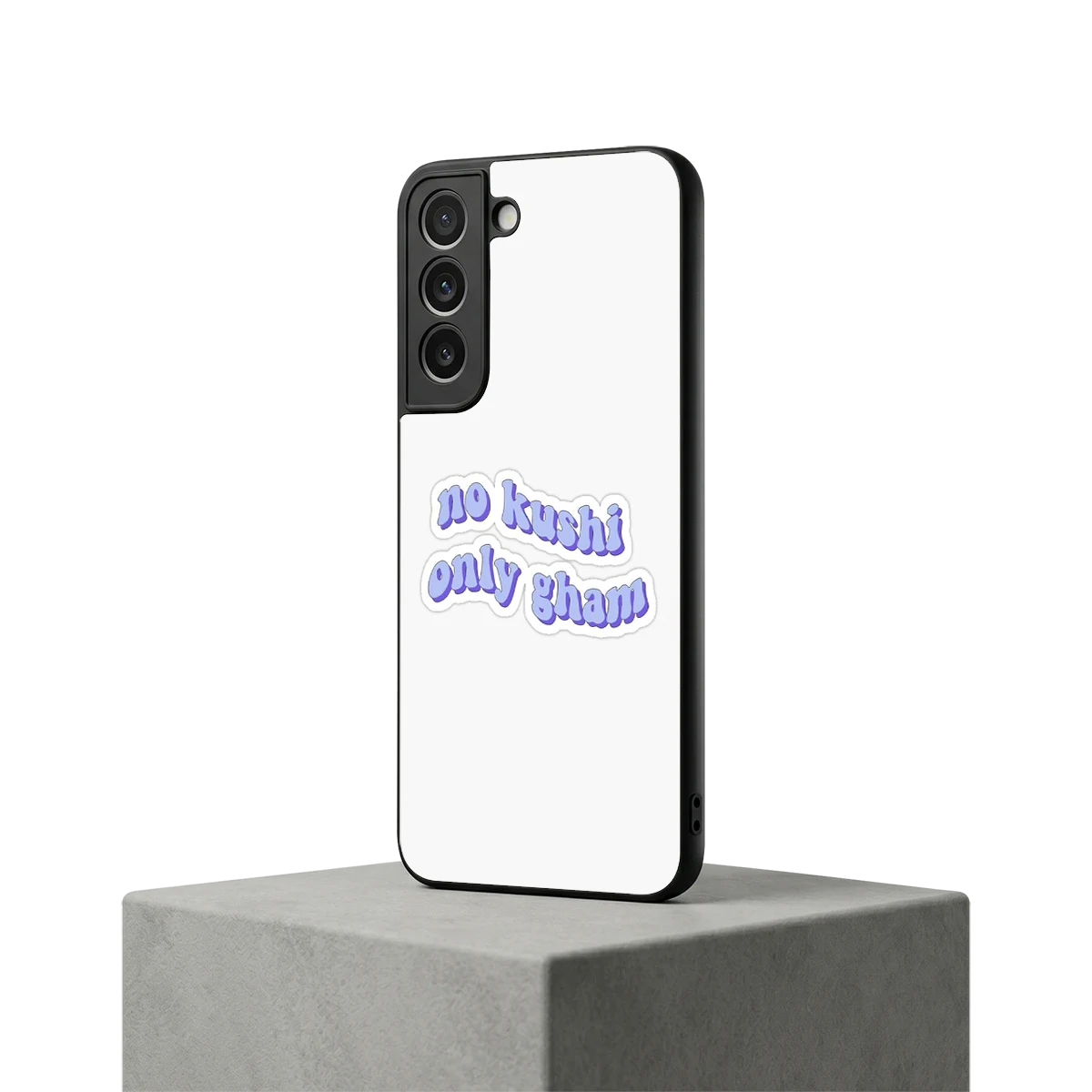 Only Gham samsung galaxy s22 mobile cover | shockproof glass phone case