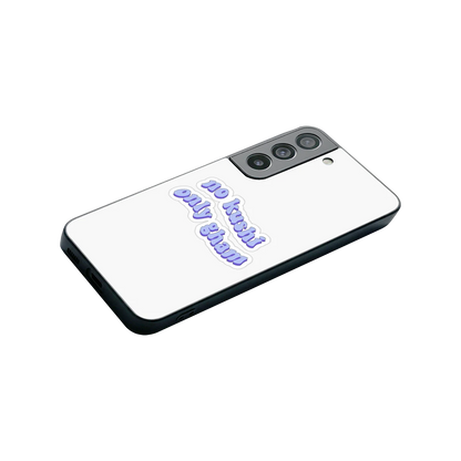 Only Gham stylish phone case for samsung galaxy s22 | glossy glass and slim fit