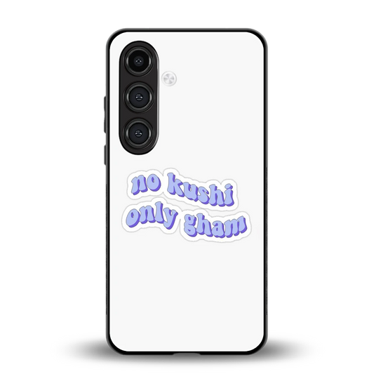Only Gham back phone cover | glass case for samsung galaxy s25