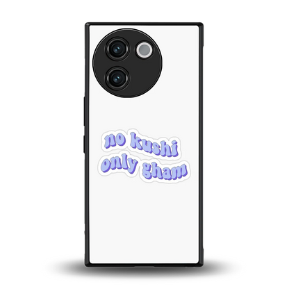Only Gham back phone cover | glass case for vivo v30e