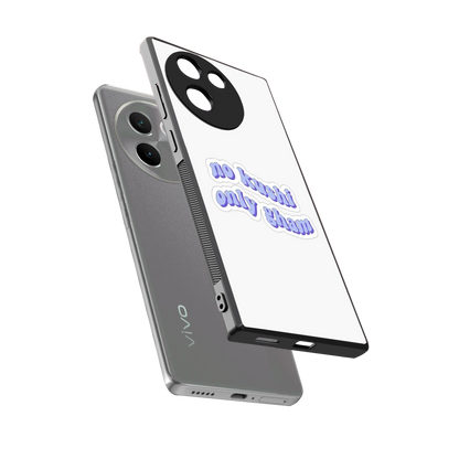 Only Gham sleek vivo v30e cover with tempered glass back and TPU edges