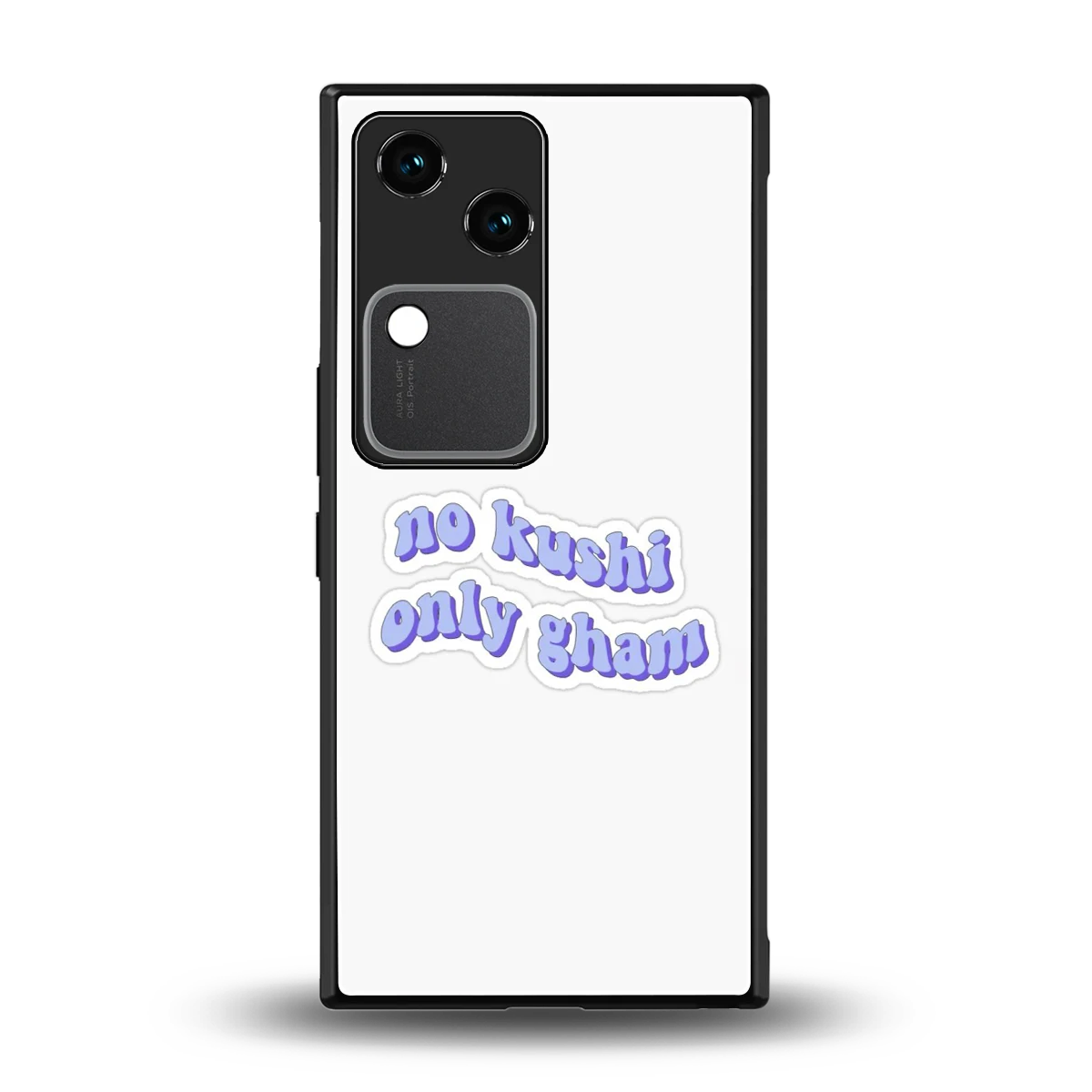 Only Gham back phone cover | glass case for vivo v30