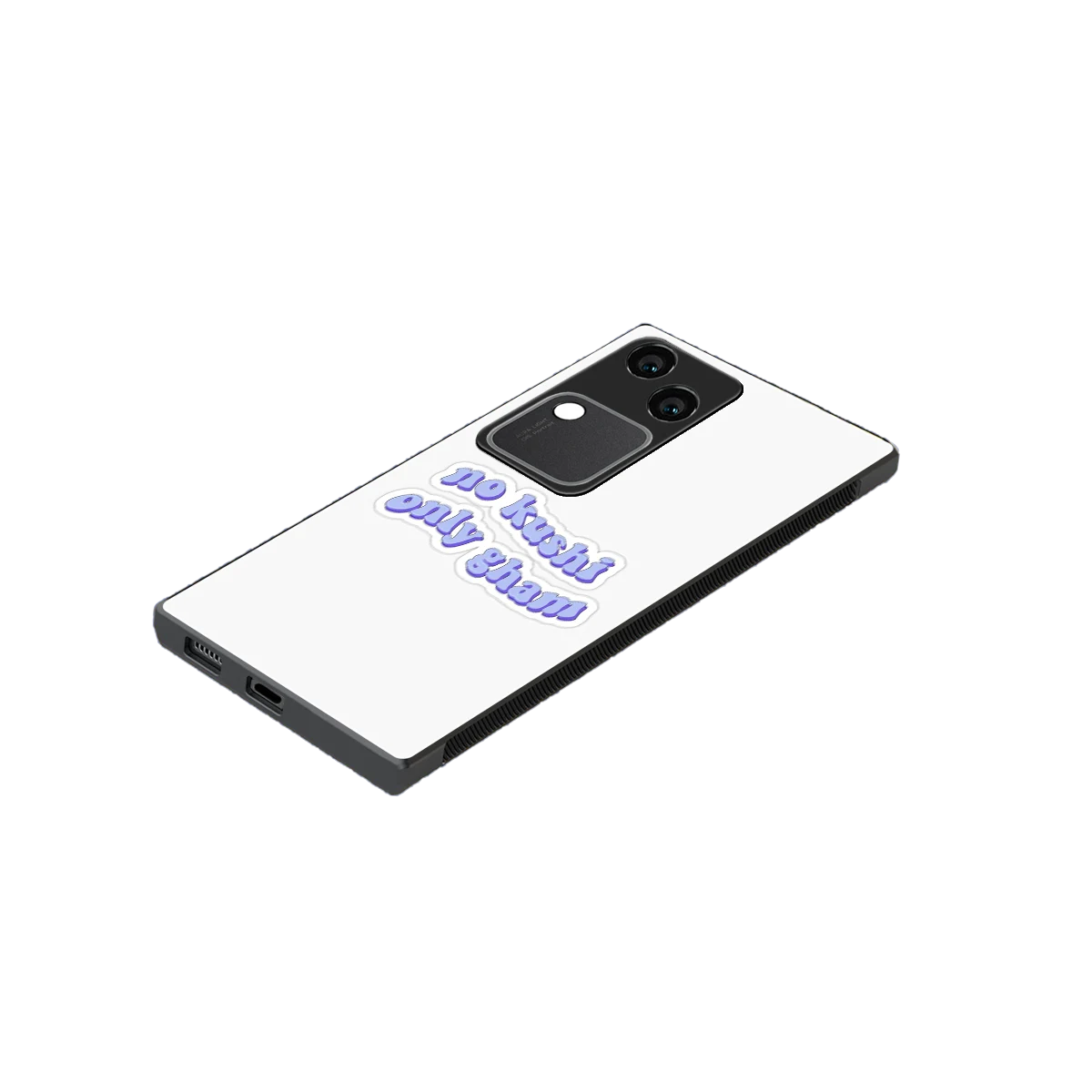 Only Gham stylish phone case for vivo v30 | glossy glass and slim fit