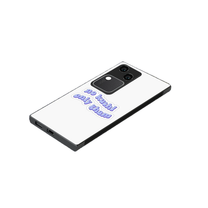 Only Gham stylish phone case for vivo v30 | glossy glass and slim fit