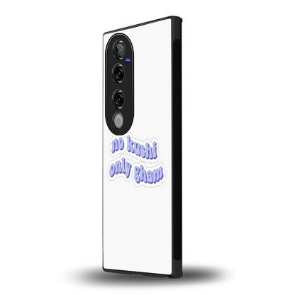 Only Gham vivo v40 pro mobile cover | shockproof glass phone case