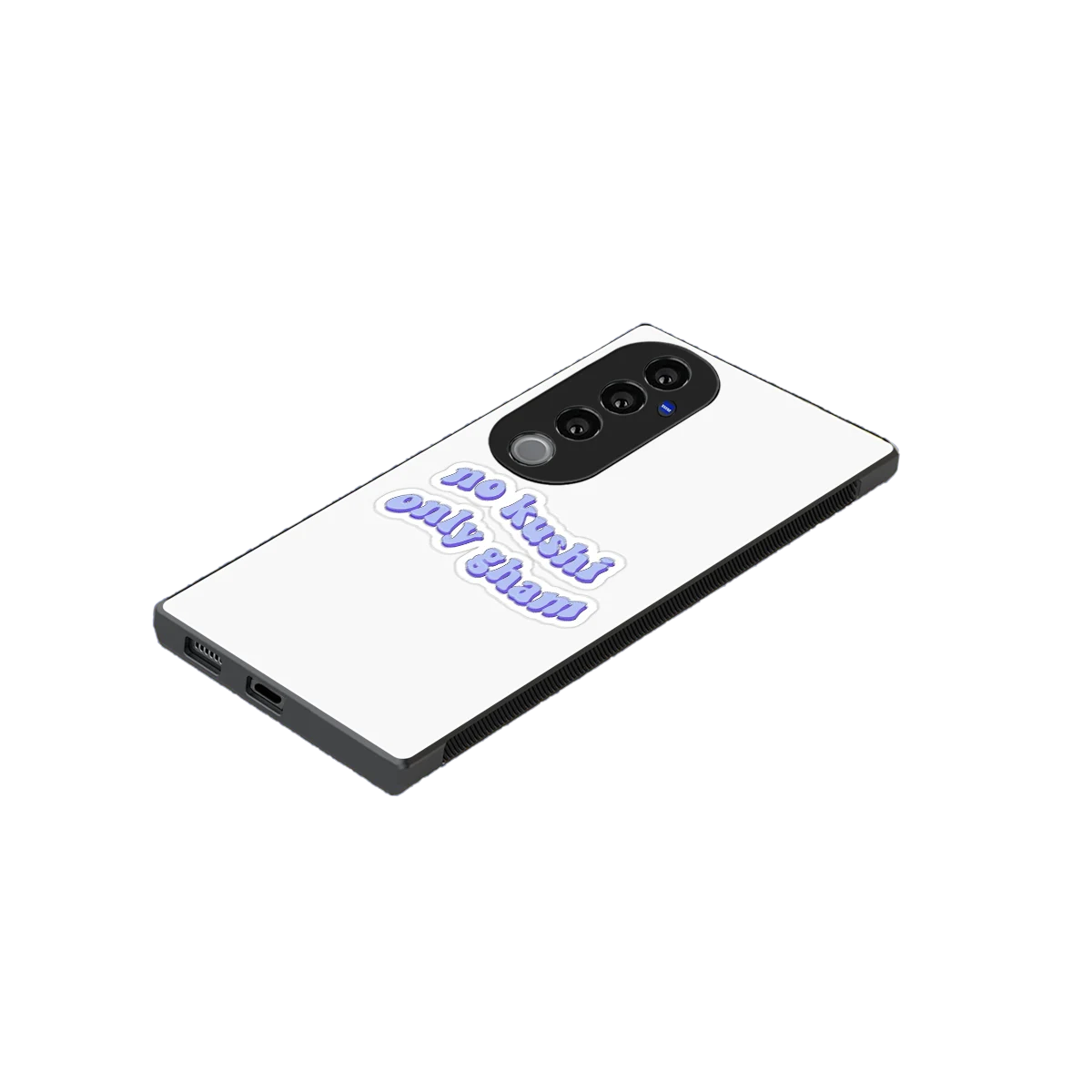 Only Gham stylish phone case for vivo v40 pro | glossy glass and slim fit