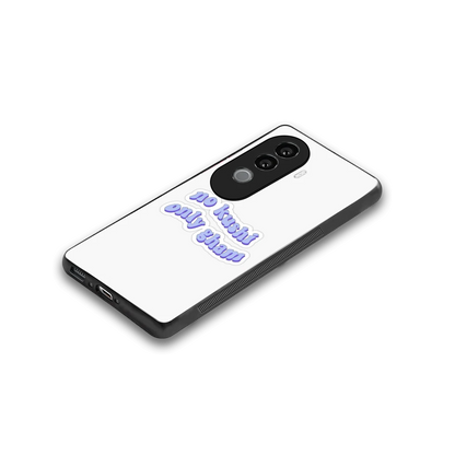 Only Gham stylish phone case for vivo v40e | glossy glass and slim fit