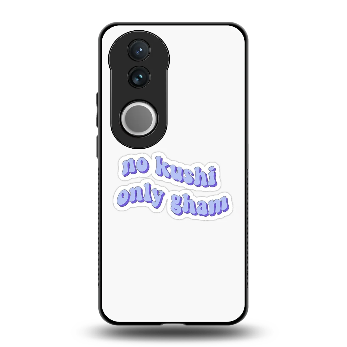 Only Gham back phone cover | glass case for vivo v50