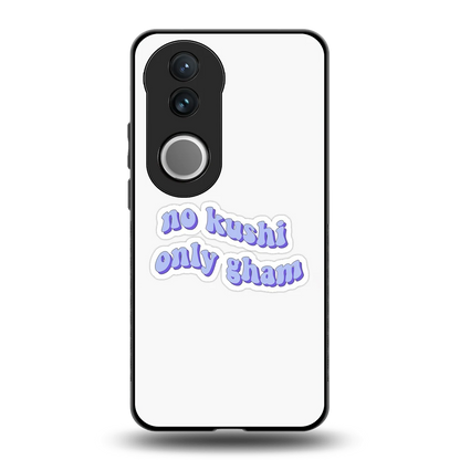 Only Gham back phone cover | glass case for vivo v50