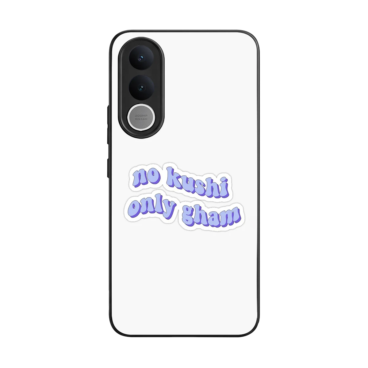 Only Gham back phone cover | glass case for vivo v70 fe