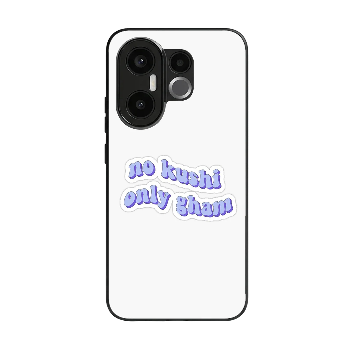 Only Gham back phone cover | glass case for vivo x200 fe