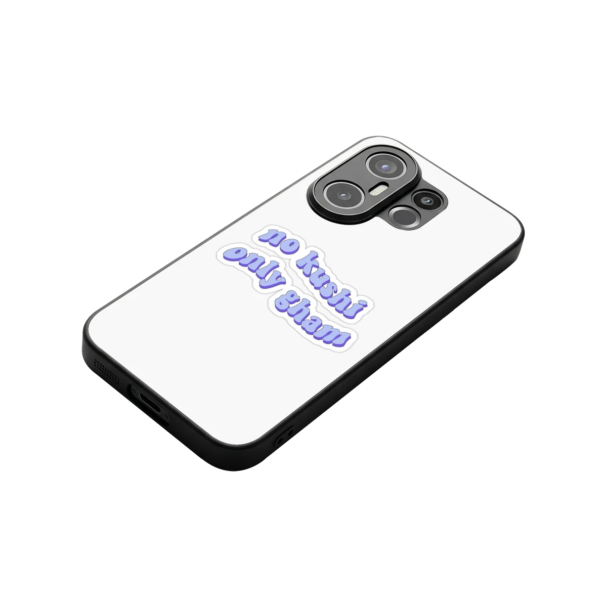 Only Gham stylish phone case for vivo x200 fe | glossy glass and slim fit