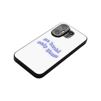 Only Gham stylish phone case for vivo x200 fe | glossy glass and slim fit