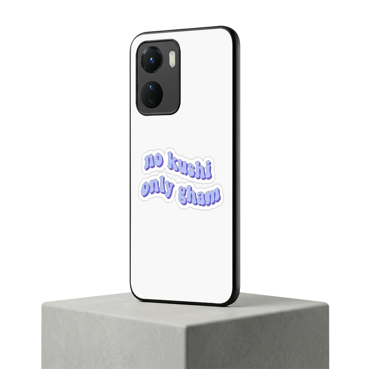 Only Gham vivo y16 mobile cover | shockproof glass phone case
