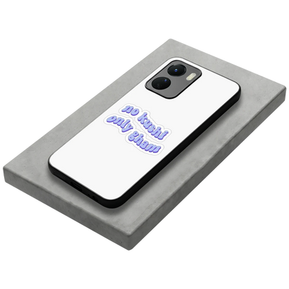 Only Gham stylish phone case for vivo y16 | glossy glass and slim fit