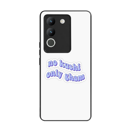 Only Gham back phone cover | glass case for vivo y200 5g