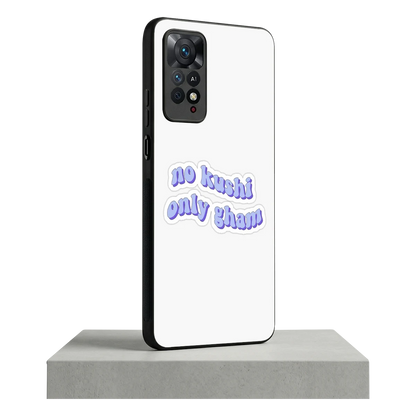 Only Gham redmi note 11 pro mobile cover | shockproof glass phone case