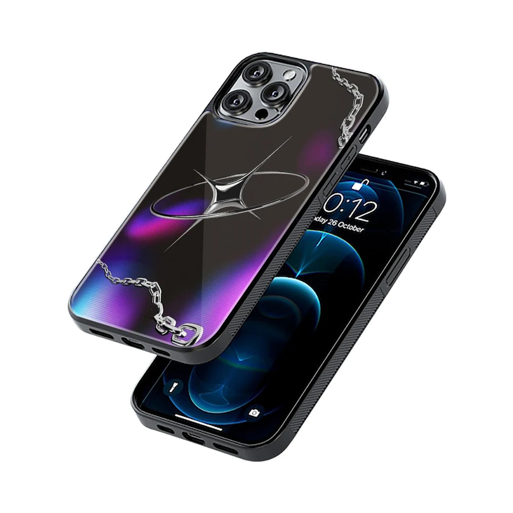 Protective Glass Back Phone Case Compatible with iPhone, Samsung, OnePlus, Pixel & More