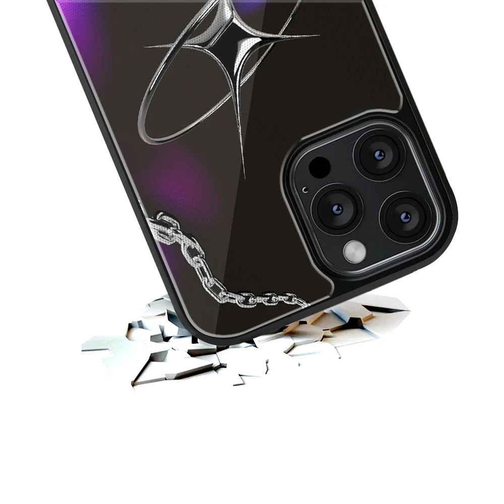 Durable Glass Back Mobile Case for iPhone, Samsung, OnePlus, Google Pixel, Redmi, Vivo, Oppo