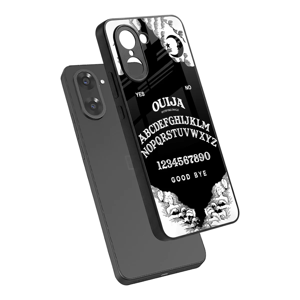 Ouija sleek oneplus nord ce5 5g cover with tempered glass back and TPU edges