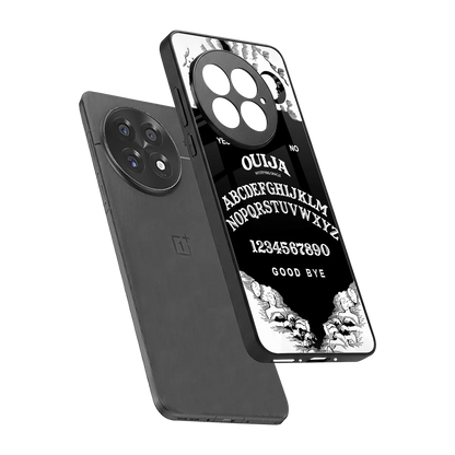 Ouija sleek oneplus 13 cover with tempered glass back and TPU edges