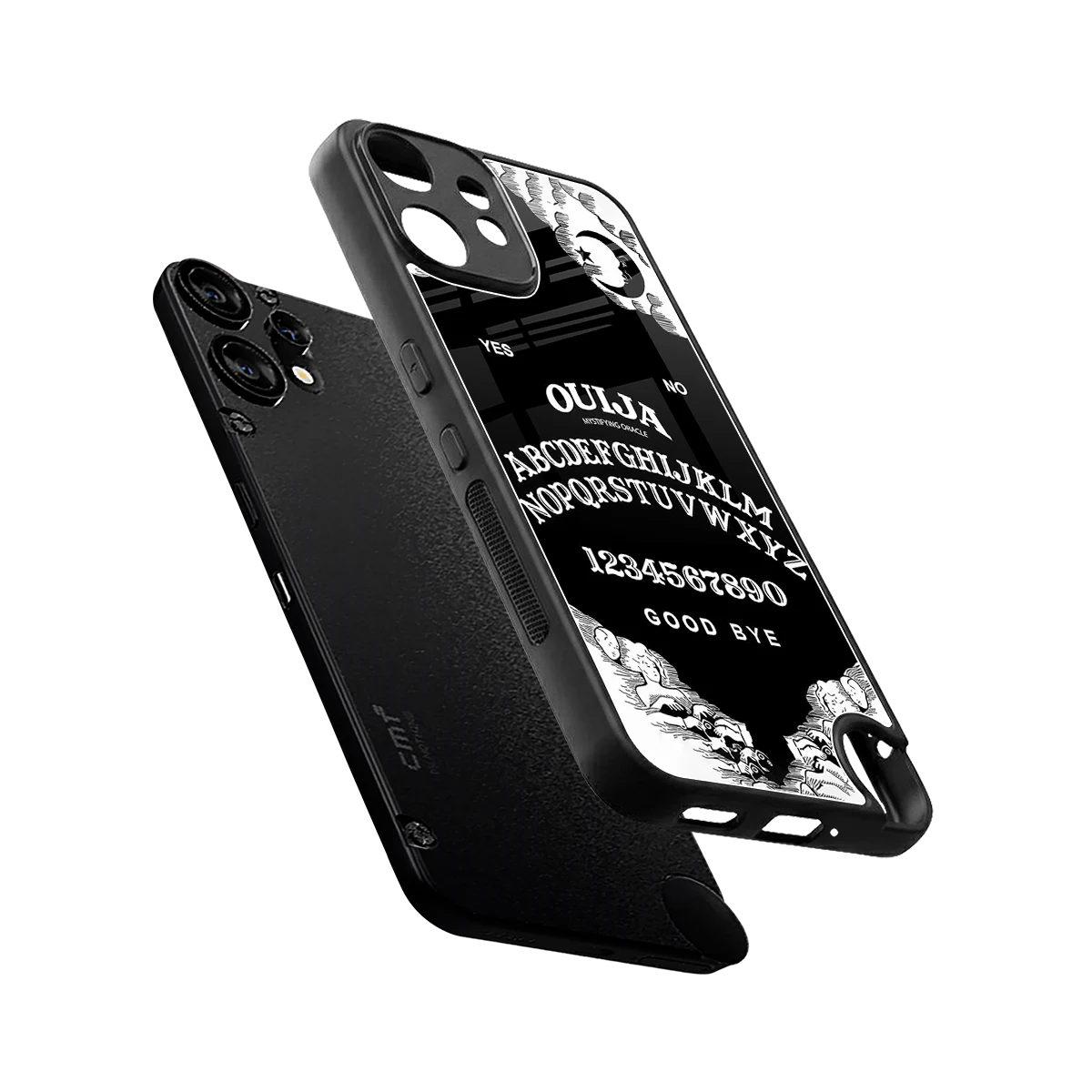 Ouija sleek cmf nothing phone 2 pro cover with tempered glass back and TPU edges