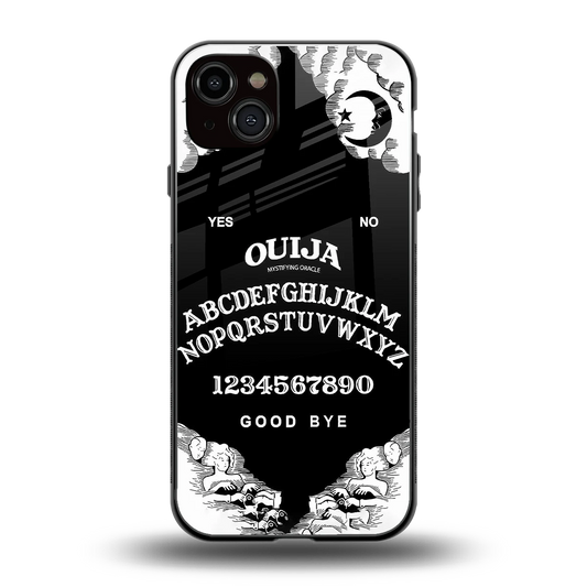 Ouija back phone cover | glass case for iphone 14 plus