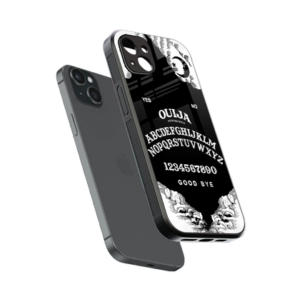 Ouija sleek iphone 14 plus cover with tempered glass back and TPU edges