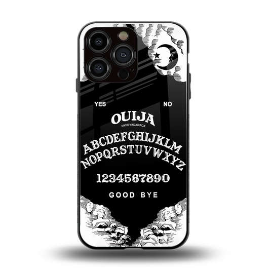 Ouija back phone cover | glass case for iphone 15 pro max