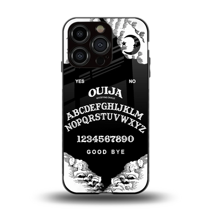 Ouija back phone cover | glass case for iphone 15 pro