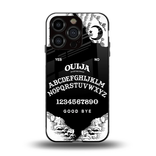 Ouija back phone cover | glass case for iphone 15 pro
