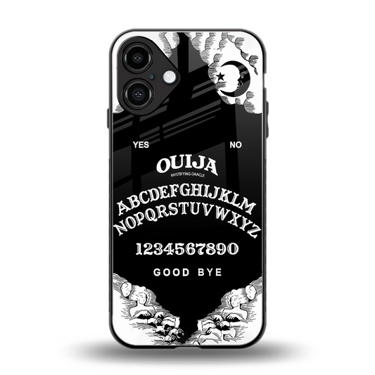 Ouija back phone cover | glass case for iphone 16 plus
