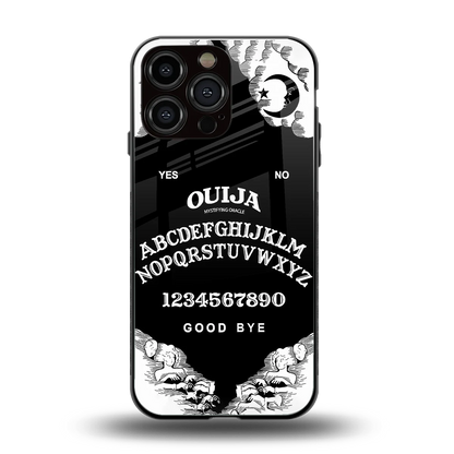 Ouija back phone cover | glass case for iphone 16 pro max