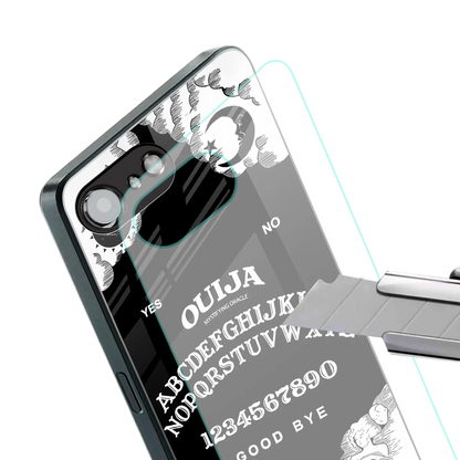 Ouija stylish phone case for iphone 16e | glossy glass and slim fit