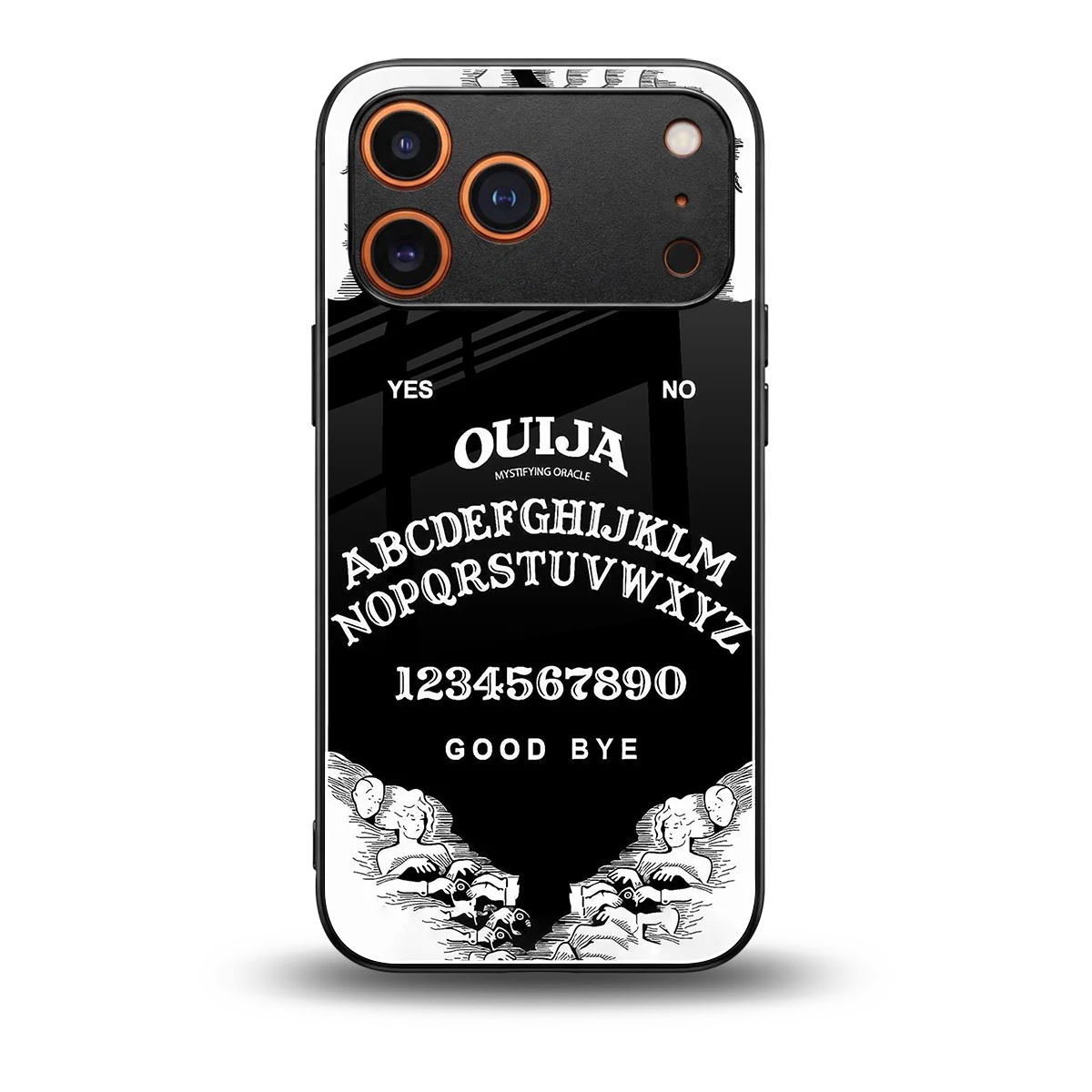 Ouija back phone cover | glass case for iphone 17 pro