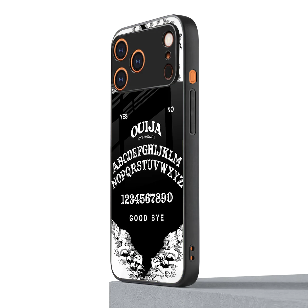 Ouija iphone 17 pro mobile cover | shockproof glass phone case