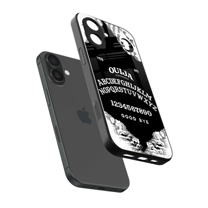 Ouija sleek iphone 17 cover with tempered glass back and TPU edges