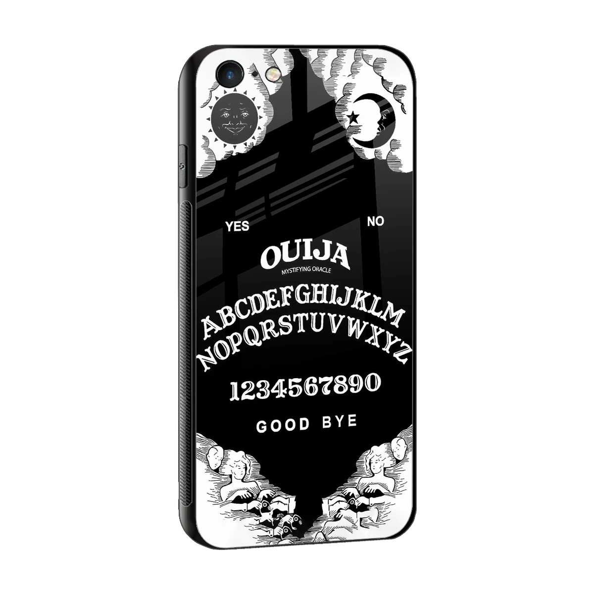 Ouija sleek iphone 6 cover with tempered glass back and TPU edges