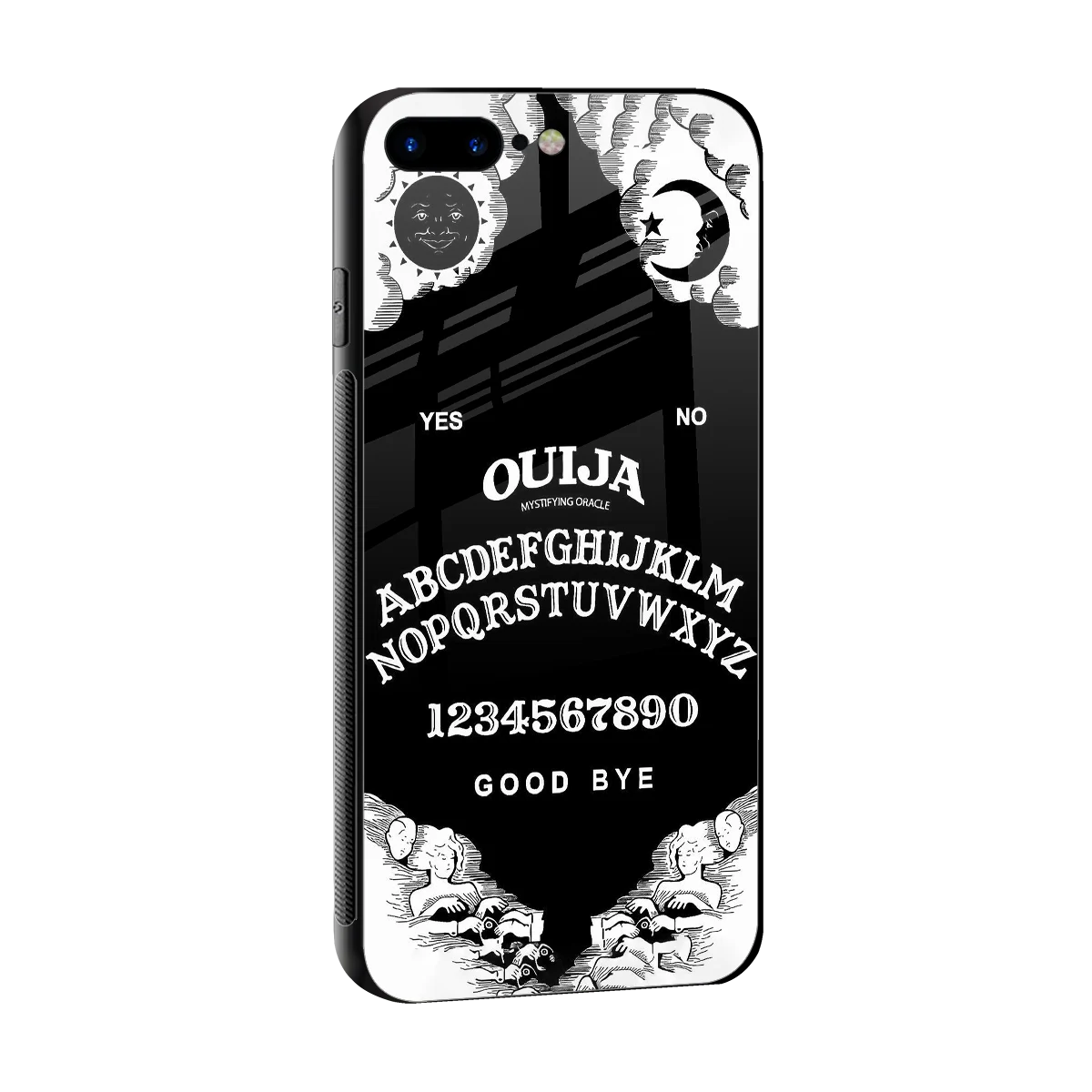 Ouija sleek iphone 8 plus cover with tempered glass back and TPU edges