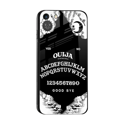 Ouija sleek iphone 7 cover with tempered glass back and TPU edges