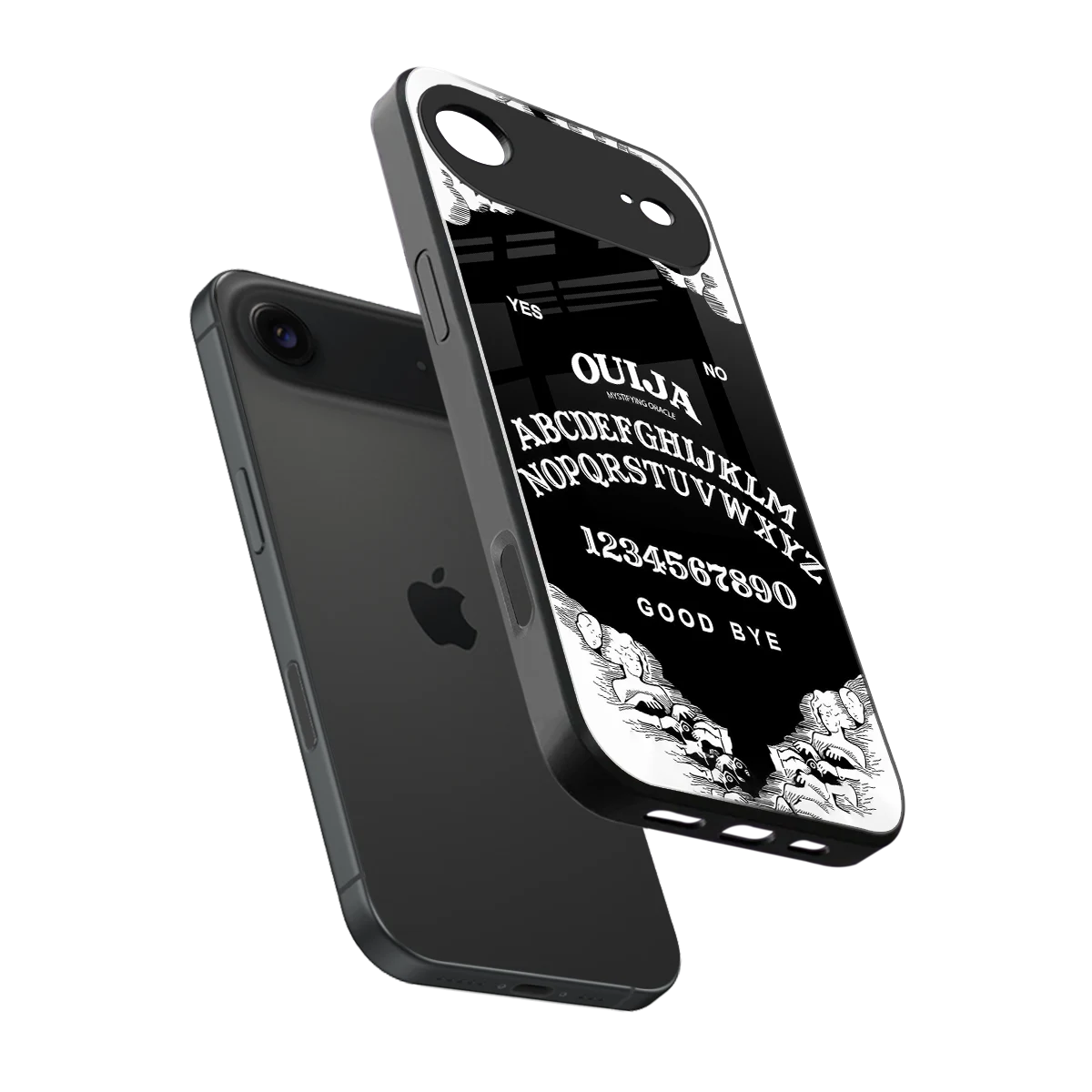 Ouija sleek iphone air cover with tempered glass back and TPU edges