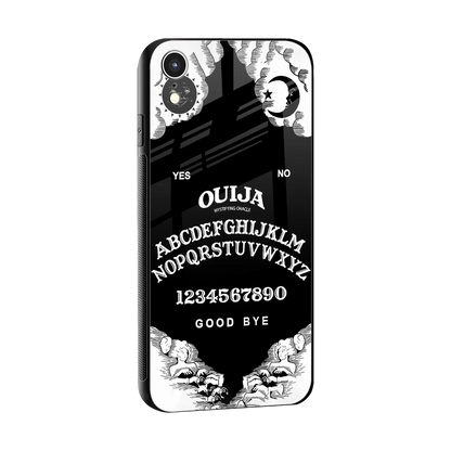 Ouija sleek iphone xr cover with tempered glass back and TPU edges