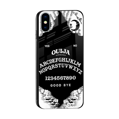 Ouija sleek iphone xs cover with tempered glass back and TPU edges