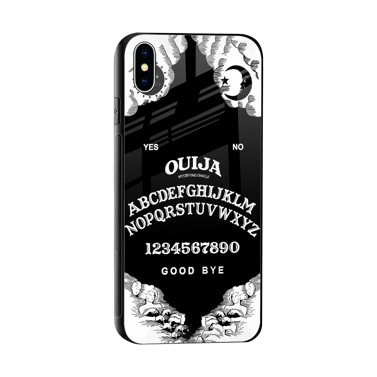 Ouija sleek iphone xs max cover with tempered glass back and TPU edges